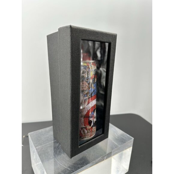 Mr Brainwash Spray Can -Captain America (Red) Signed and Numbered 17 Of 150 - Picture 2 of 12